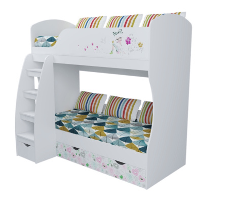 Кровать двухъярусная коллекции Анита 180х80 от Династия Kids