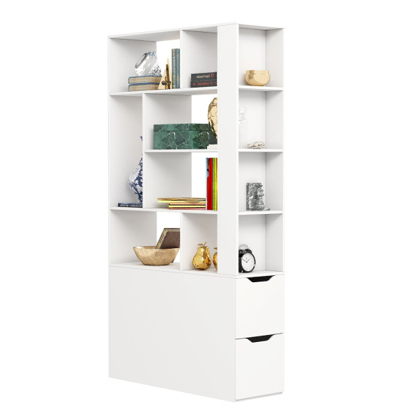 Стеллаж-перегородка для зонирования Стиль (ширина 1200 мм)