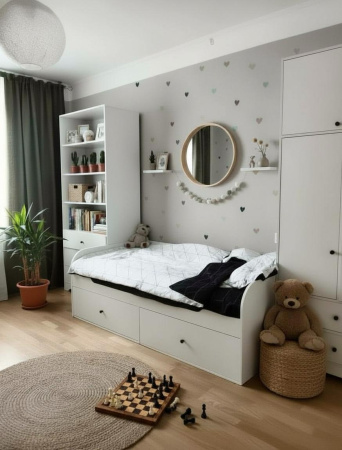 Стеллаж с ящиками коллекции Норд от Династия Kids