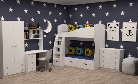 Двухъярусная кровать коллекции Умка 180х80 от Династия Kids