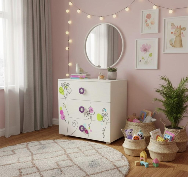 Комод коллекции Цветы New