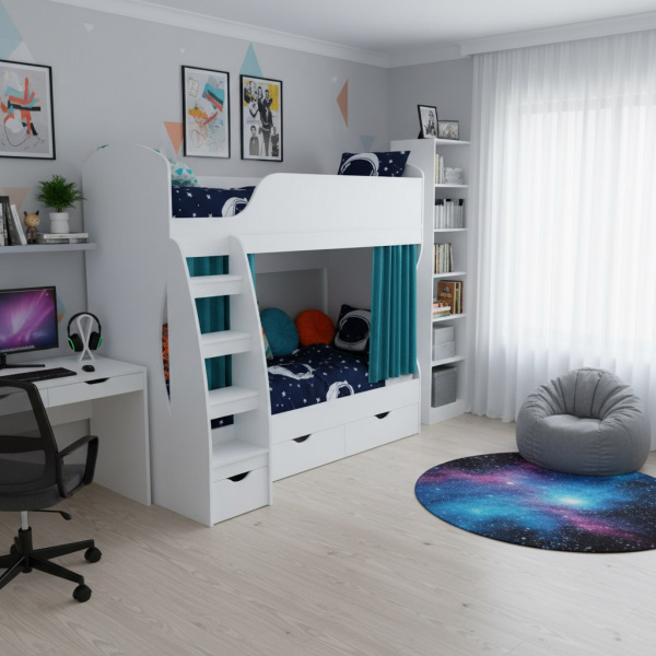 Двухъярусная кровать коллекции Умка 180х80