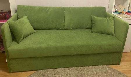 Диван раскладной Юнит 1750 мм (механизм дельфин) + 4 подушки. Цвета разные