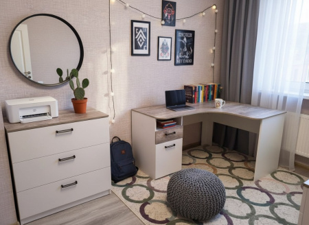 Стол угловой коллекцииТвой Стиль 1160 мм (с принтом) от Династия Kids