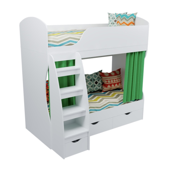 Двухъярусная кровать коллекции Умка 180х80 от Династия Kids