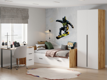 Комод коллекции Брайт Золотистый (с доводчиками) от Династия Kids