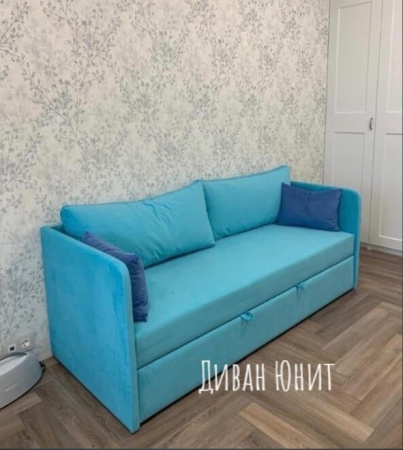 Диван раскладной Юнит 1750 мм (механизм дельфин) + 4 подушки. Цвета разные