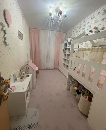 Кровать-чердак 160х80 Теремок (цвет белый) от Династия Kids