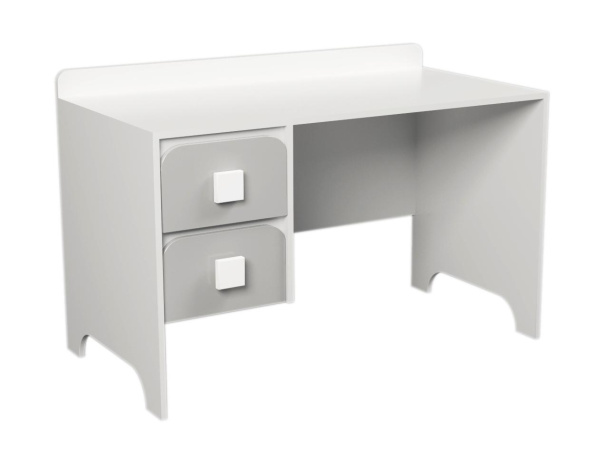 Стол Юни 1200 мм (серебро + белый) от Династия Kids