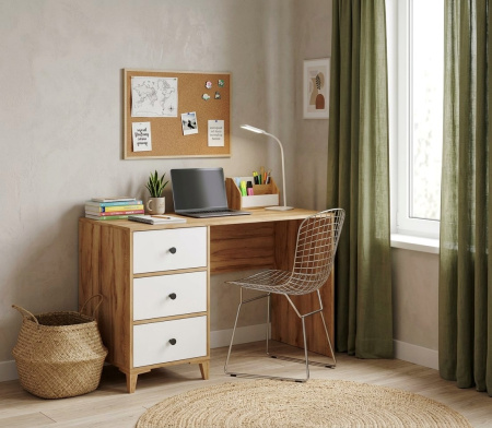 Комплект коллекции Альви: кровать 190х90 + стол + шкаф для одежды от Династия Kids