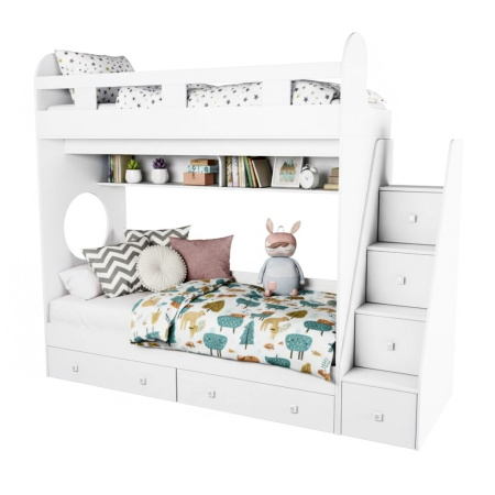 Кровать двухъярусная 160х80 Юниор-1  от Династия Kids